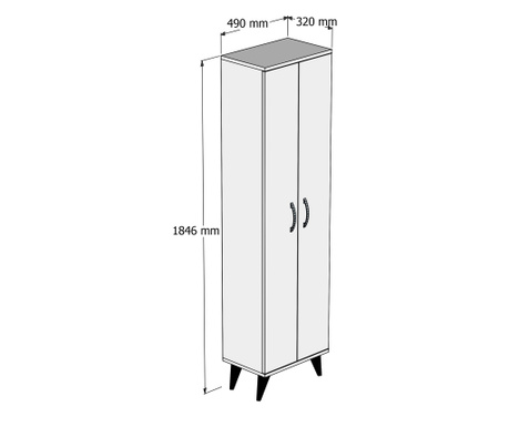 Шкаф за баня, BDL0102