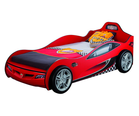 Легло за кола, състезателна купа Carbed - червено (90X190)