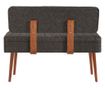 Klupa, Vina 1053 - 1 - Anthracite, Walnut