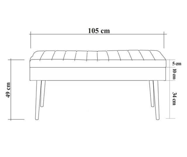 Klupa, Vina 0900 - 2 - Stone, Atlantic