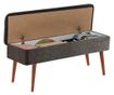 Klupa, Vina 1053 - 2 - Anthracite, Walnut