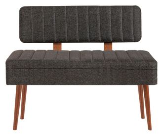 Klupa, Vina 1053 - 1 - Anthracite, Walnut