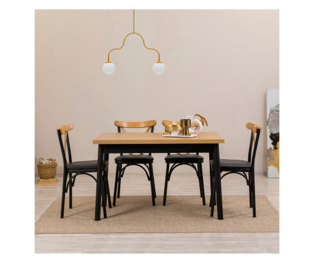 Komplet mize in stolov (5 kosov)