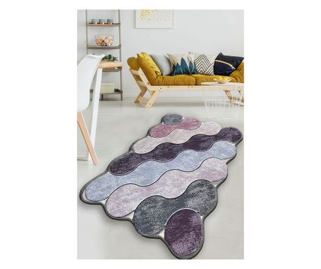 Tepih kupaonski, Circle - Purple