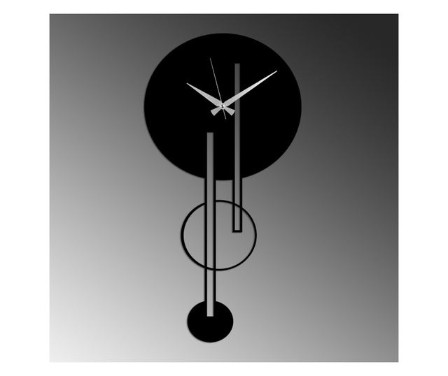 Ceas decorativ de perete din metal