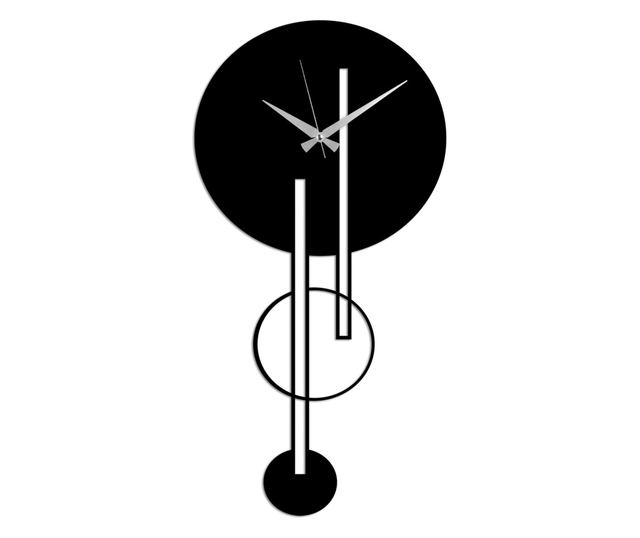 Ceas decorativ de perete din metal