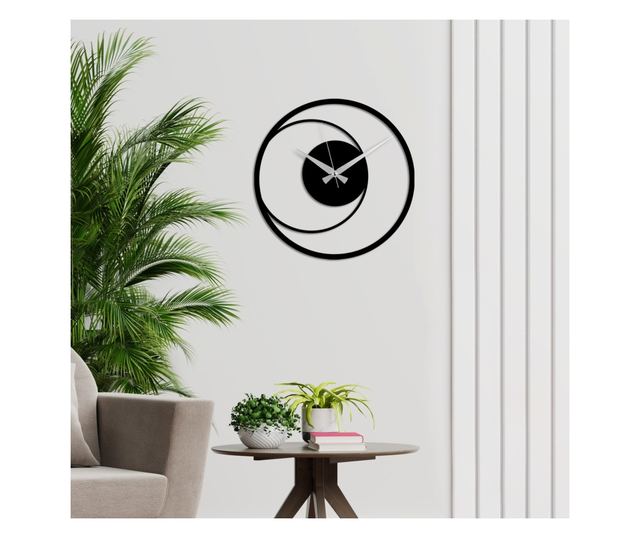 Ceas decorativ de perete din metal