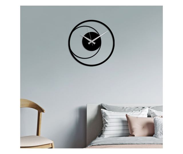 Ceas decorativ de perete din metal