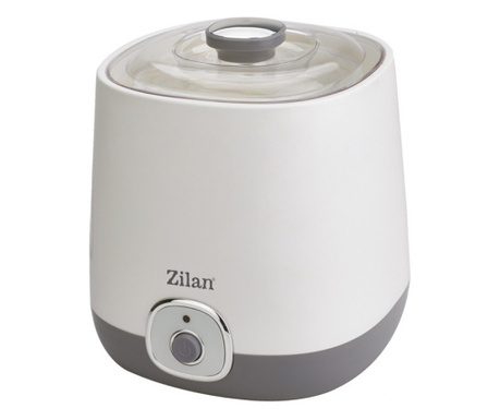 Уред за кисело мляко Zilan ZLN6098, 20W, 1L, Индикаторна светлина, Бял