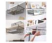 Suport metalic tip cos pentru depozitare sub raft Pufo pentru casa si bucatarie, multifunctional, 40 x 27 cm, negru thumbnail 4