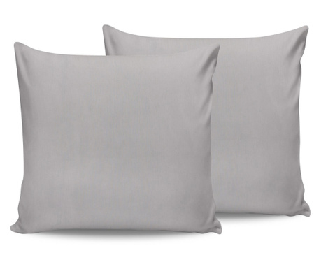 Set jastučnica (2 komada) (fr), siva