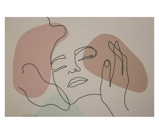 Poster with frame, face -a- cm 35x2x47