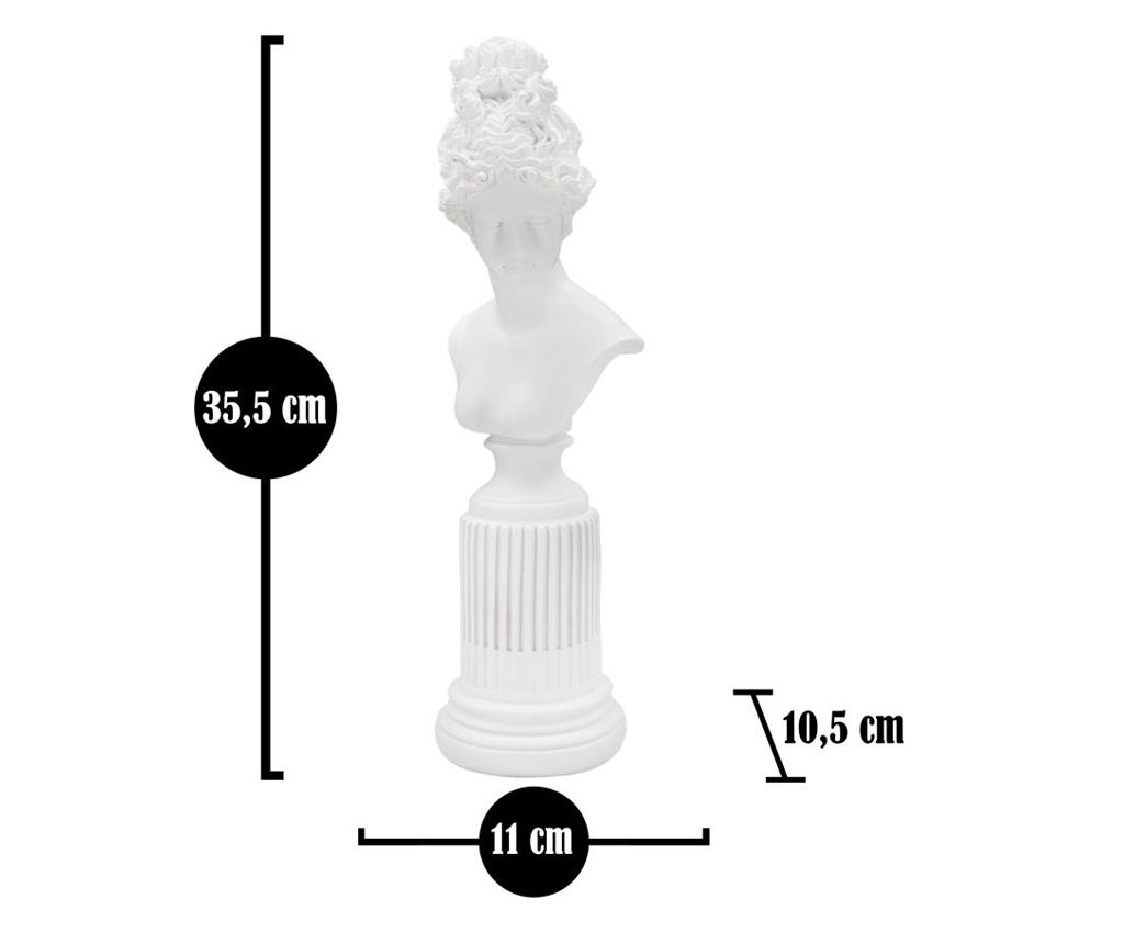 SCULPTURĂ FEMEIE CM 11X10,5X35,5 - 7