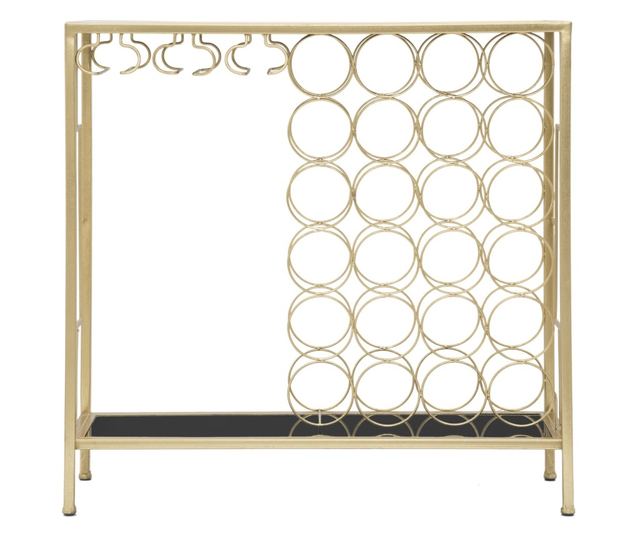 Konzolna miza nosilec za steklenice glam cm 76x30x75