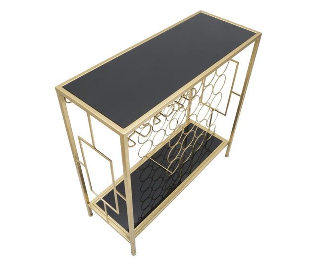Konzolna miza nosilec za steklenice glam cm 76x30x75
