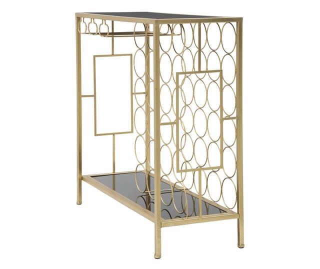 Konzolna miza nosilec za steklenice glam cm 76x30x75