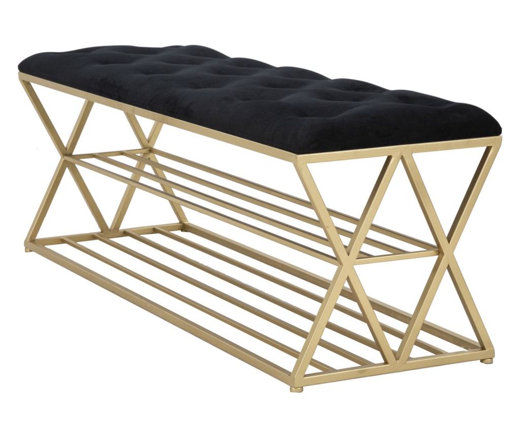Klupica s policom za obuću cm 120x40x45 - 12