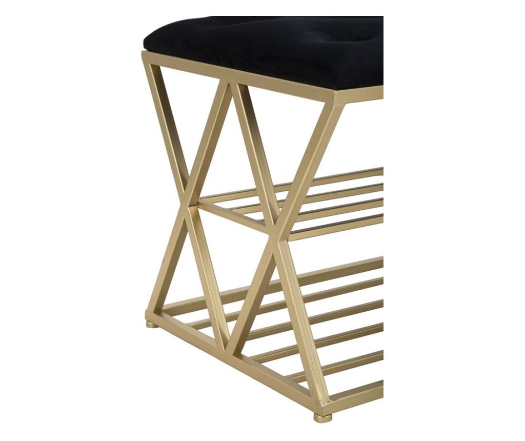 Klupica s policom za obuću cm 120x40x45 - 14