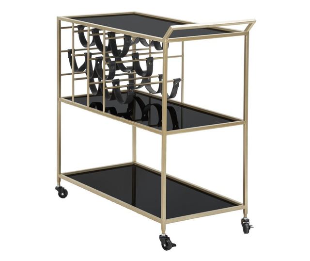 Troler negru cu șnur cm 79x39,5x82