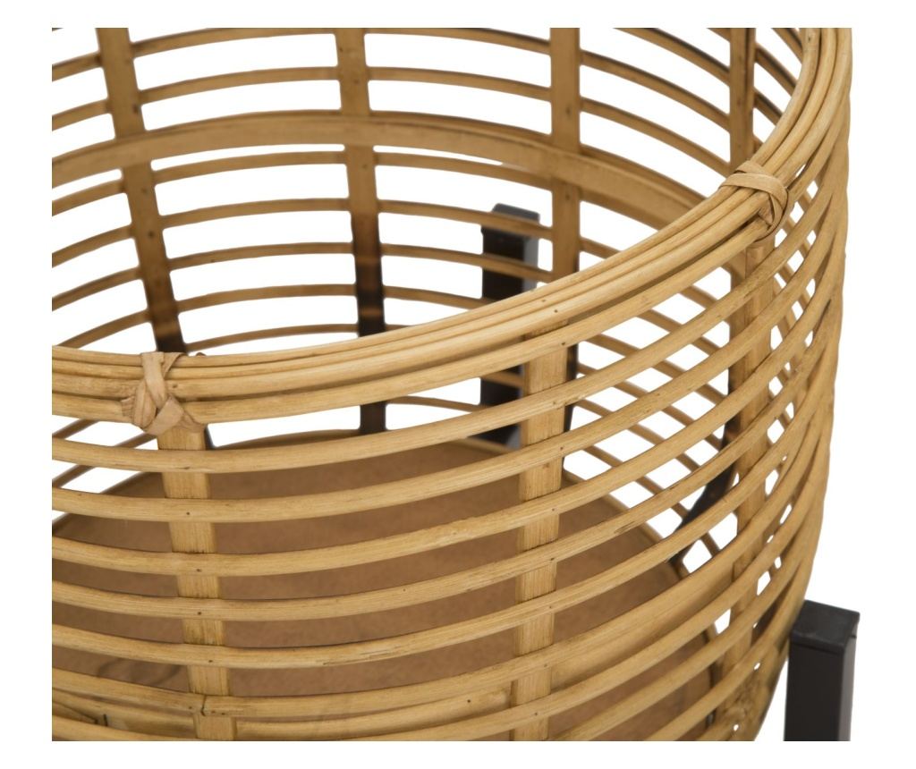 SUPORT VAZĂ RATTAN SET 2 BUC CM Ø 41X47-33X39 - 3