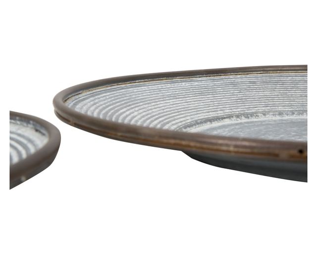 Set dekorativnih tanjura za slastice i čokoladu 3 kom cm ø 50,5x4,5- 39,2x4,5-35x4