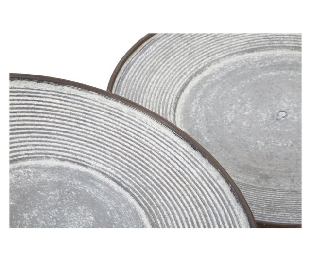 Set dekorativnih tanjura za slastice i čokoladu 3 kom cm ø 50,5x4,5- 39,2x4,5-35x4