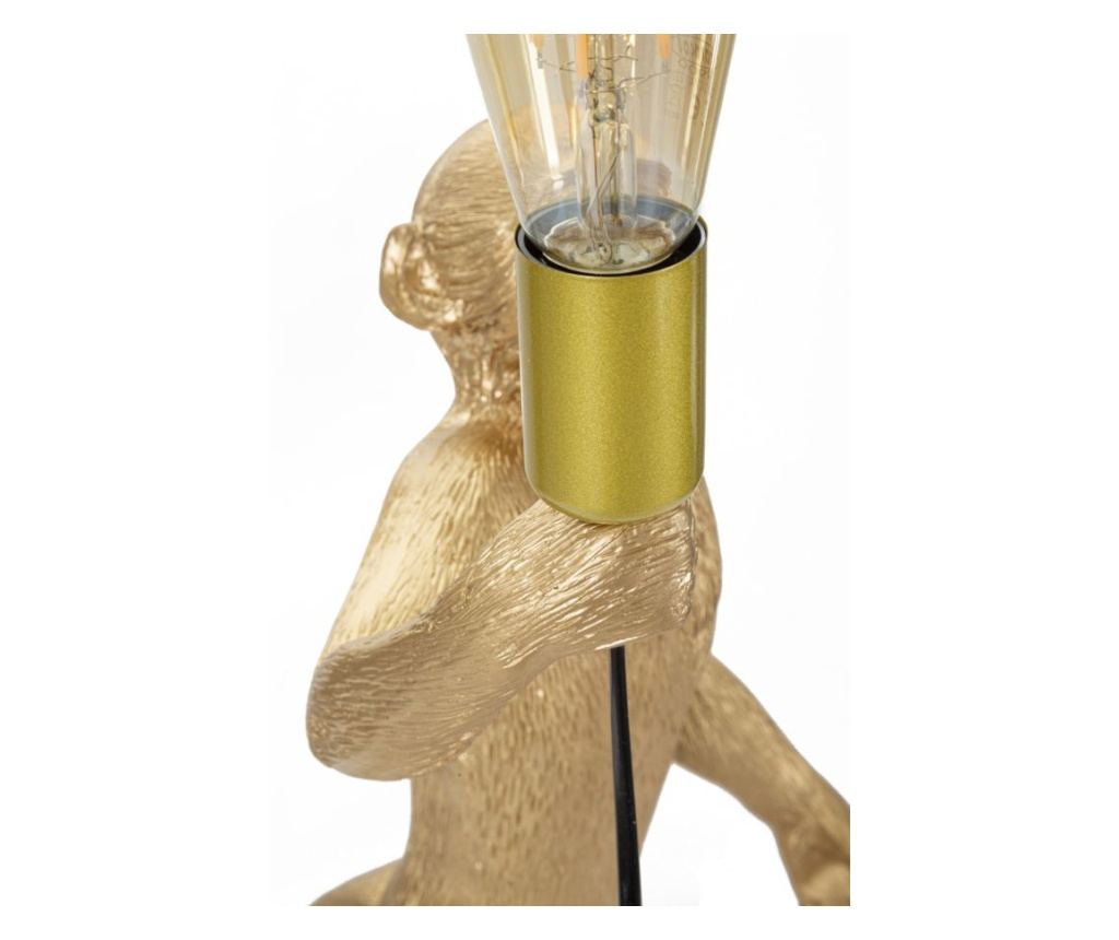 STOLNA LAMPA MAJMUN ZLATNA CM Ø 26X34X55 - 5