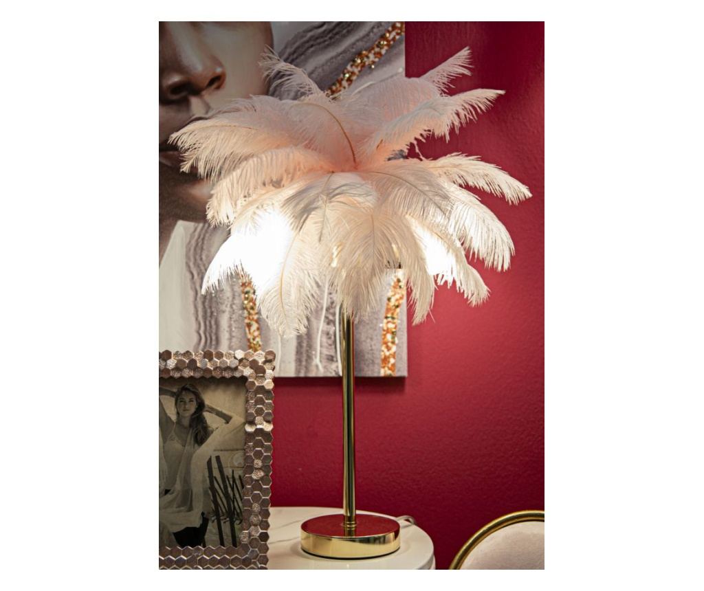 LAMPĂ DE MASĂ PALM ROZ CM Ø 40X55 - 5