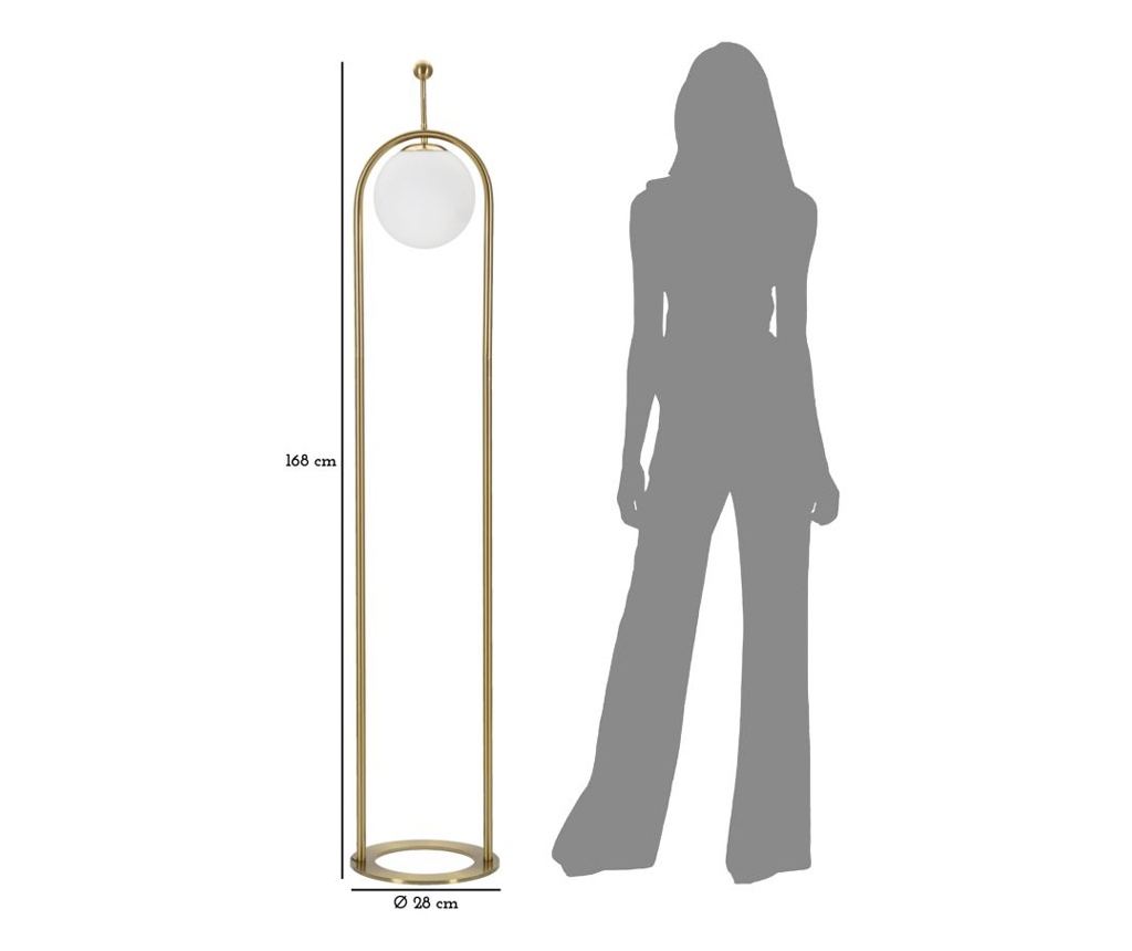 LAMPĂ DE PODEA GLAMY ARC Ø 28X168 - 6