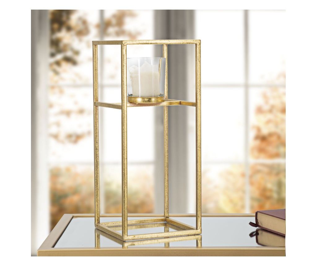 Suport pentru lumânare Elegant cm 15x15x35 - 9