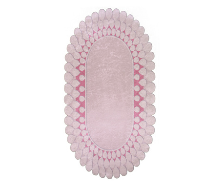 Covor in forma de covor FGR-S116-oval-pembe-100x160cm