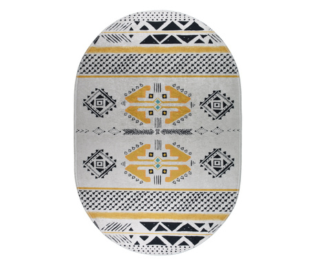 Covor decorativ KRN-S9558-Oval-160x230