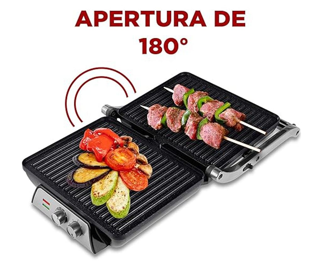 SANDWICH PRESS GRILL - 4 FELII - PLĂCI DE GRĂTAR-2000W - 3