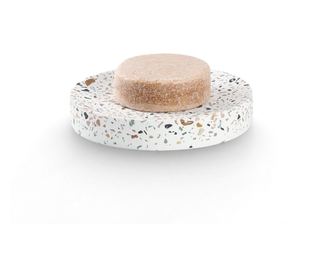 Miska na mýdlo "Terrazzo", cement, Ø 11,6 x 2 cm