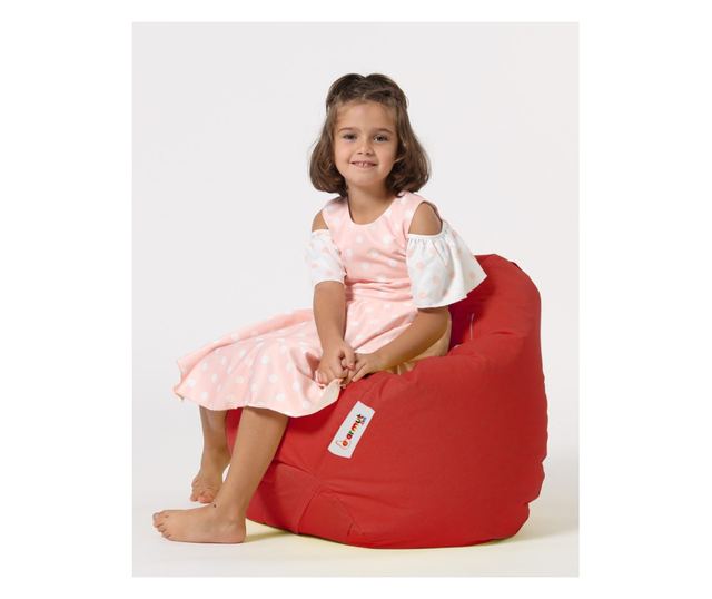 Garden Bean Bag, Premium Kids - Rosu