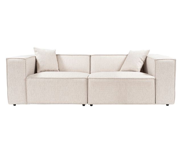 Диван с 2 места, Lora с 2 места - светлокафяв