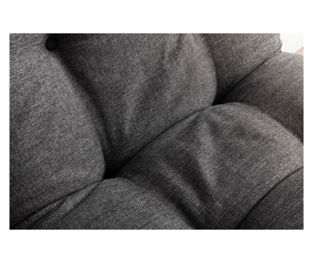 Naslonjač, Misa Small Solo - Dark Grey - 6