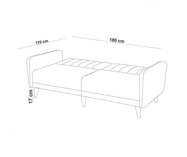 Set canapea-pat, Aqua-TKM07-1070