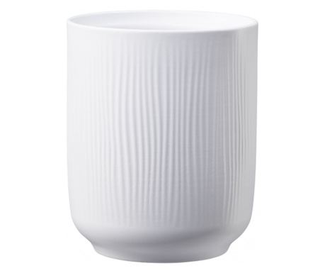 Ghiveci ceramica, Falun diametru 13 cm, alb mat