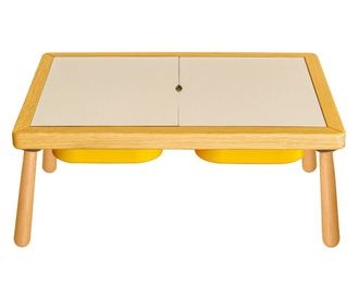Dječji stol Mini Table - Yellow