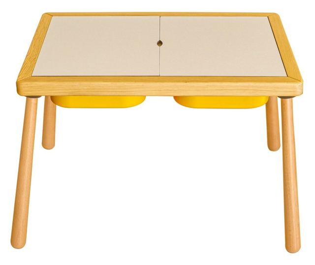 Dječji stol Mini Table - Yellow