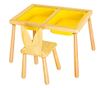 Dječji stol set Table and Chair - Yellow