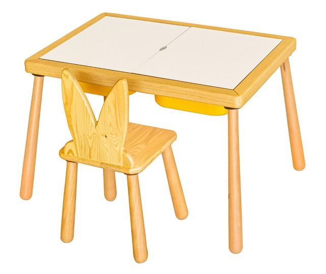 Dječji stol set Table and Chair - Yellow