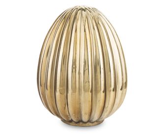 Decoratiune ou, auriu, 16x10x10 cm