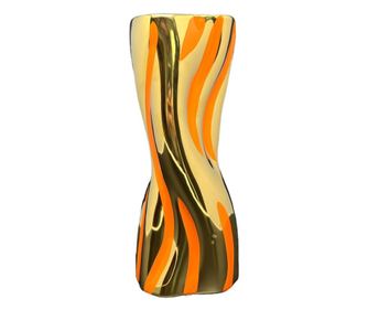 Vaza ceramica portocalie, 24h cm