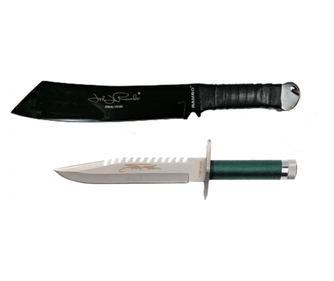 Prvi set noževa za krvavi lov i Rambo Machete, IdeallStore®, korice uključene