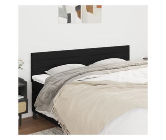 Fekete gytmlk, 2 db, 100x5x78/88 cm, textil