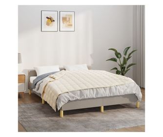 Teška deka, svijetla krem, 137x200 cm, 10 kg, tekstilni materijal