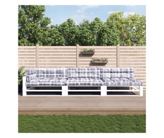 Raklap prnk, 7 db, szrke kocks, textil