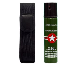Papar sprej, Military Defense, IdeallStore®, Self-defense, 60 ml, zelena